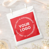 Sachets En Papier Votre logo/toute image téléchargée et tout texte c (Coupé)