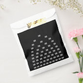 Sachets En Papier Votre Motif d'arche unique Logo | Noir (modifiable (Scellé)
