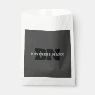 Sachets En Papier Votre nom ou nom d'entreprise Gris Masculin Mode