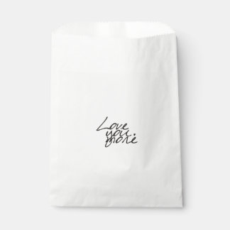 Sachets En Papier Vous aime plus de style sincère et chaleureux