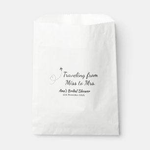 Sachets En Papier Voyage enterrement de vie de jeune fille ajouter n