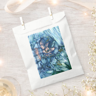 Sachets En Papier Vue de la Fée du Givre d'un hiver saphir