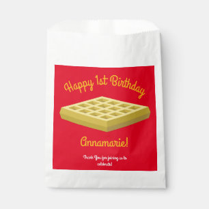 Sachets En Papier Waffle Cute Breakfast Brunch Enfants 1er Anniversa