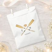 Sachets En Papier Watercolor Beach Oars Wedding (Coupé)