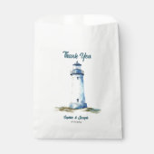 Sachets En Papier Watercolor Coastal New England Wedding (Devant)