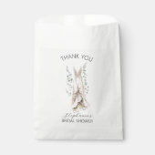 Sachets En Papier Watercolor Eucalyptus & White Dress Bridal Shower (Devant)