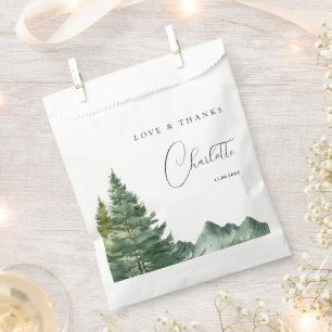 Sachets En Papier Watercolor Forest Adventure Baby shower