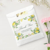 Sachets En Papier Watercolor Wreath Mediterranean Citrus Wedding (Scellé)