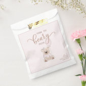 Sachets En Papier We Can Bearly Wait Teddy Bear Pink Baby Shower (Scellé)