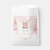 Sachets En Papier We Can Bearly Wait Winter Teddy Bear Baby Shower (Devant)