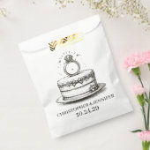Sachets En Papier Wedding Cake Ring (Scellé)