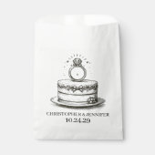 Sachets En Papier Wedding Cake Ring (Devant)