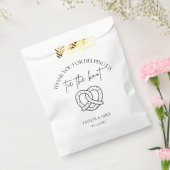 Sachets En Papier Wedding Pretzel Favor Bags Personalized (Scellé)
