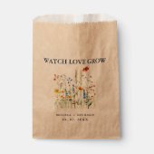 Sachets En Papier Wedding Seed Packet Favors (Devant)