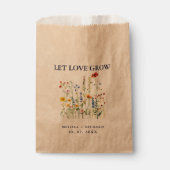 Sachets En Papier Wedding Seed Packet Favors (Devant)