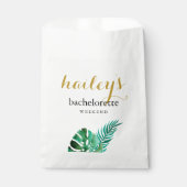 Sachets En Papier Week-end de Palm Tropical Moderne (Devant)