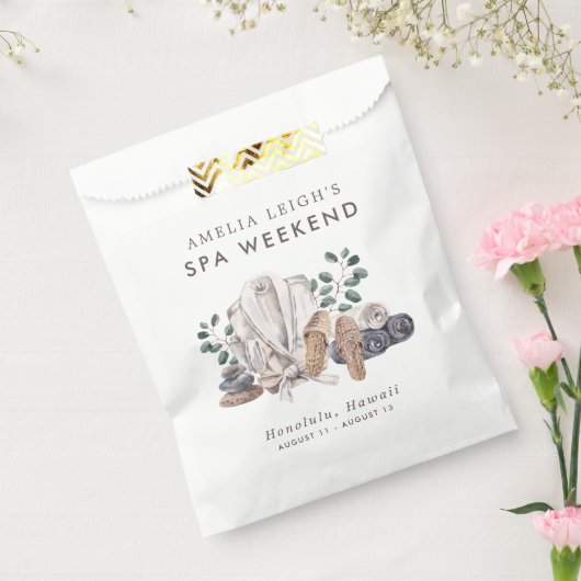 Sachets En Papier Week-end spa Bachelorette (Scellé)