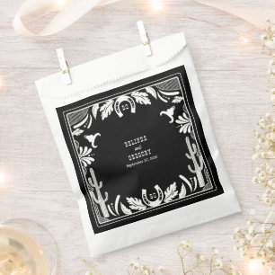 Sachets En Papier Western Country Cowboy Rustique Mariage