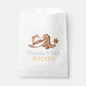 Sachets En Papier Western Premier Rodéo Anniversaire Plaque papier (Devant)