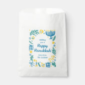 Sachets En Papier Whimsical Hanoukka Holiday Cute Custom (Devant)