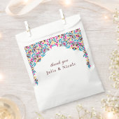 Sachets En Papier Whimsical Luxury ivoire Floral Style Mariage front (Coupé)