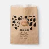 Sachets En Papier Whimsical Saint Vache Anniversaire Merci Pour Veni (Devant)