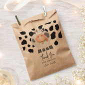 Sachets En Papier Whimsical Saint Vache Anniversaire Merci Pour Veni (Coupé)