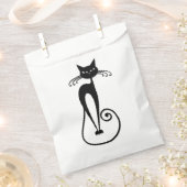 Sachets En Papier Whimsical Skinny Chat noir (Coupé)