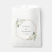 Sachets En Papier White Flowers, Cream Flowers, Greenery, Wedding (Devant)