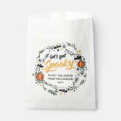 Sachets En Papier White Obtenons des fantômes Éffrayants Halloween W (Devant)