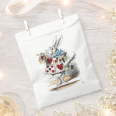 Sachets En Papier White Rabbit Alice Wonderland Hearts (Coupé)