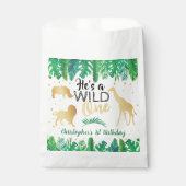 Sachets En Papier Wild One Boys Première fête d'anniversaire (Devant)