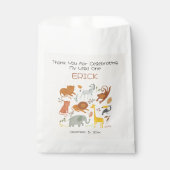 Sachets En Papier Wild One Safari First Birthday Party (Devant)