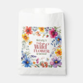 Sachets En Papier Wildflower Wild One 1st birthday  (Devant)