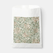 Sachets En Papier William Morris Honeysuckle Vert Floral (Devant)