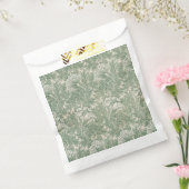 Sachets En Papier William Morris tulip fond textile vert (Scellé)