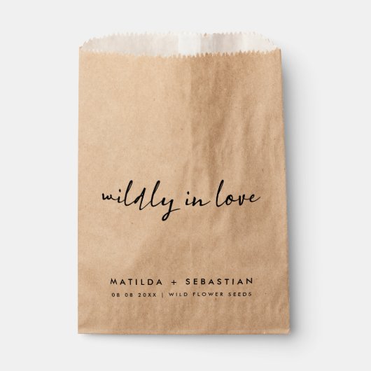 Sachets En Papier Willy in Love | Fleur sauvage Graines Rustique Mar (Devant)