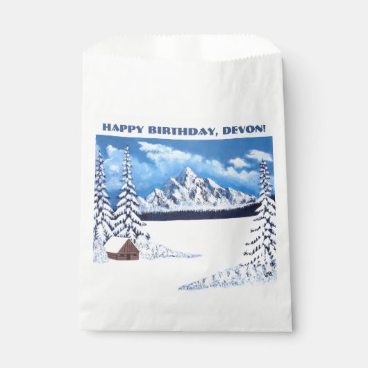 Sachets En Papier Winter Wonder (Devant)