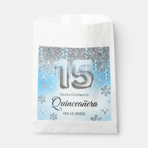 Sachets En Papier Winter Wonderland 15 Balloons Quinceanera