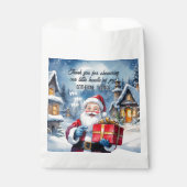 Sachets En Papier Winter Wonderland Noël Père Noël Baby shower (Devant)