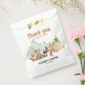 Sachets En Papier Woodland Happy Camper Camping Anniversaire Merci (Scellé)