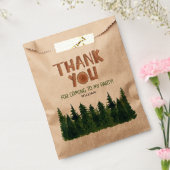 Sachets En Papier Woodland Thème Merci Anniversaire (Scellé)
