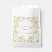 Sachets En Papier Yellow Rose Wedding (Devant)