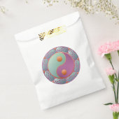Sachets En Papier Yin Yang Médaillon Violet Turquoise (Scellé)