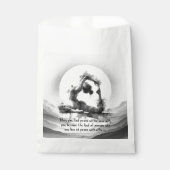 Sachets En Papier Yoga Reiki à une jambe King Pigeon Pose Aquarelle (Devant)