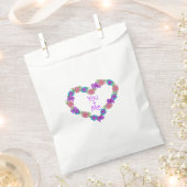 Sachets En Papier You and Me Heart Floral Wreath Valentine's Day (Coupé)