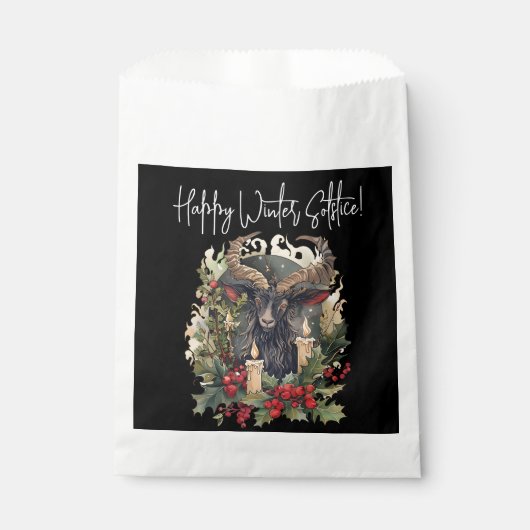 Sachets En Papier Yule de chèvre classique (Devant)