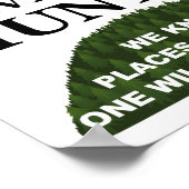 Sachez Où Vous Cacher Drôle Poster De Chasse (Coin)