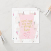 Sachez Que Vous Êtes Amoureux Carte De Voeux Plat (Devant/Arrière en situation)