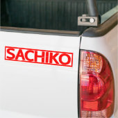 Sachiko Stamp Bumpersticker (Op Truck)